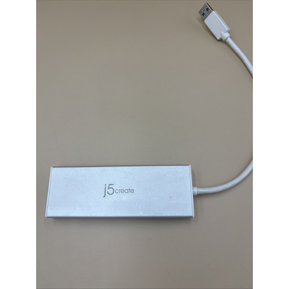 j5create JUD380 USB 3.0 Mini Docking Station - Silver
